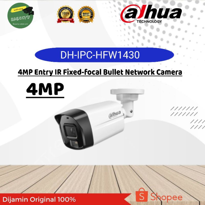 DAHUA DH-IPC-HFW1430 IPC CAMERA 4mP DAHUA ECO OUTDOR