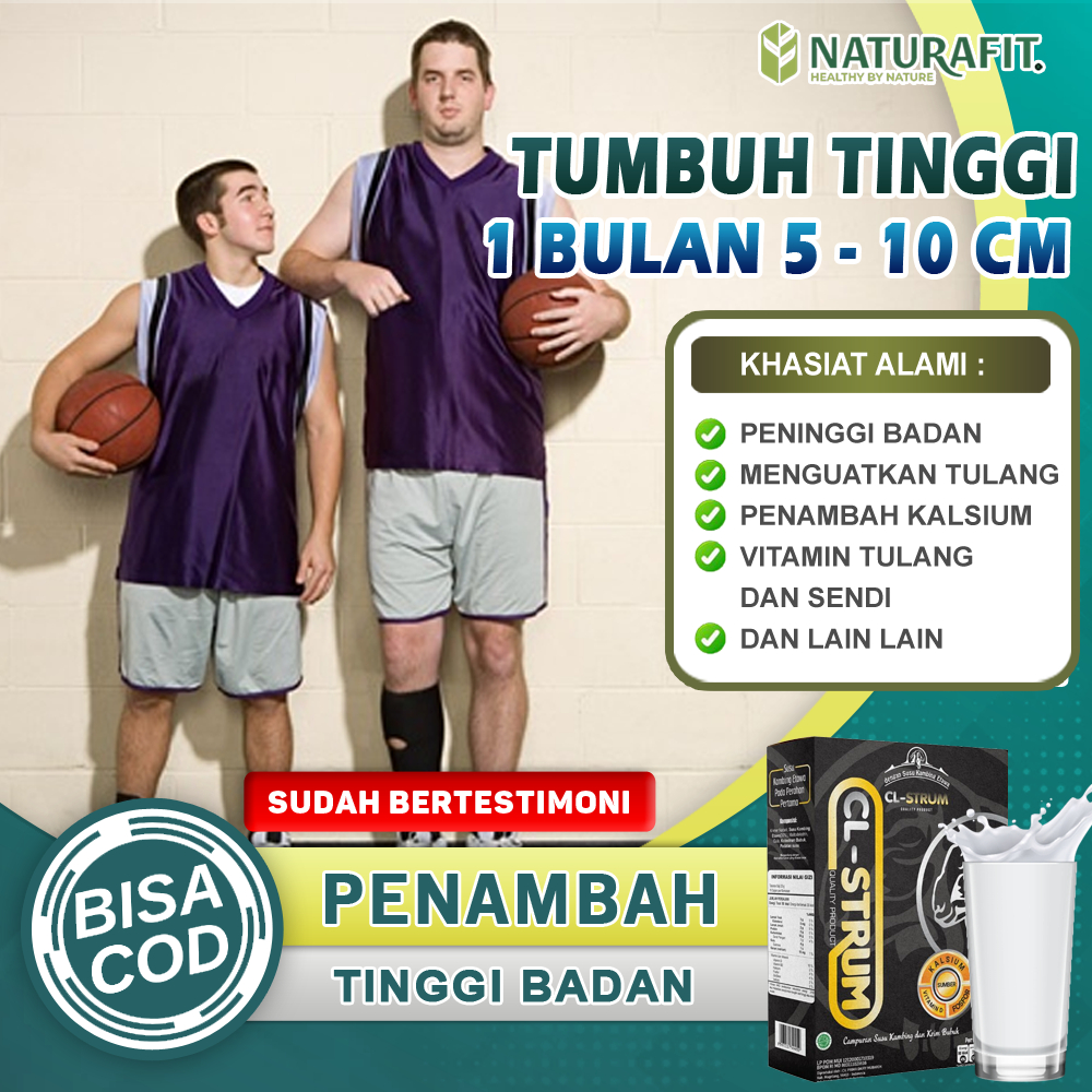 

Susu Peninggi Badan Paling Ampuh Penambah Tinggi Badan Grow Up Penunjang Pertumbuhan Anak Remaja Dewasa Penambah Kalsium Vitamin Menguatkan Tulang Dan Sendi Tumbuh Tinggi Badan Cepat Dengan CL-STRUM Susu Kambing Etawa