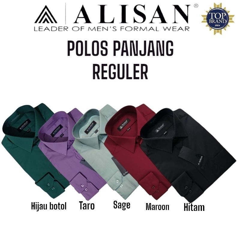 IK KEMEJA ALISAN POLOS LENGAN PANJANG REGULER XS-XXXL