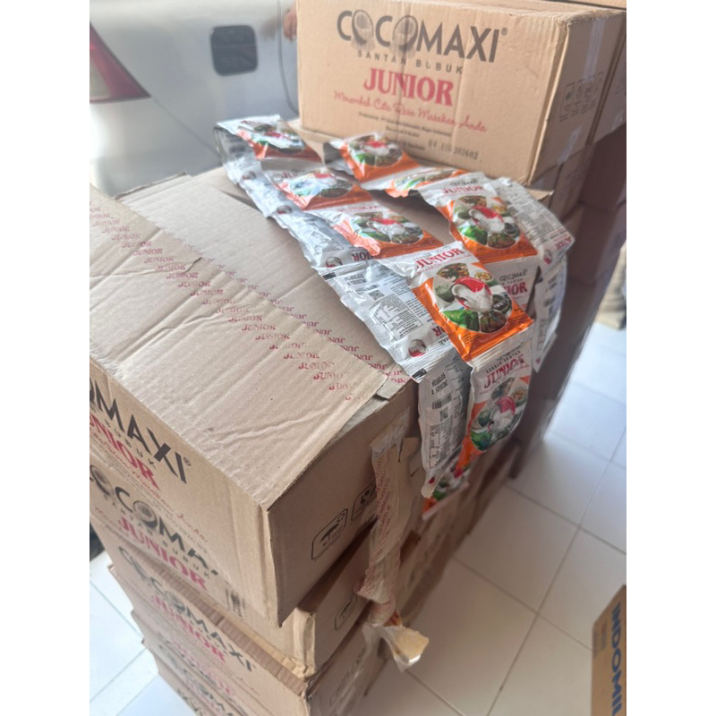 

cocomaxi JUNIOR kartonan 100pcs santan bubuk