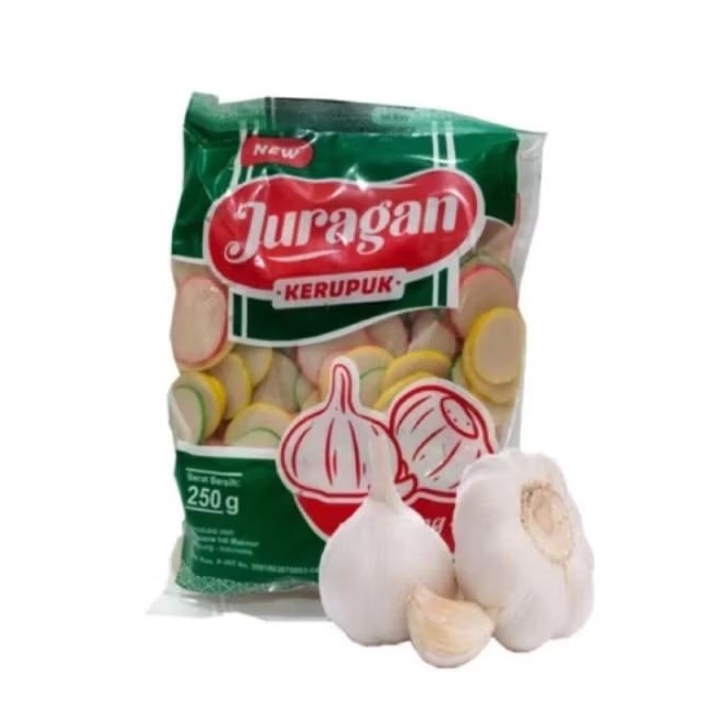 

Kerupuk Mentah Bawang Juragan 250 gr