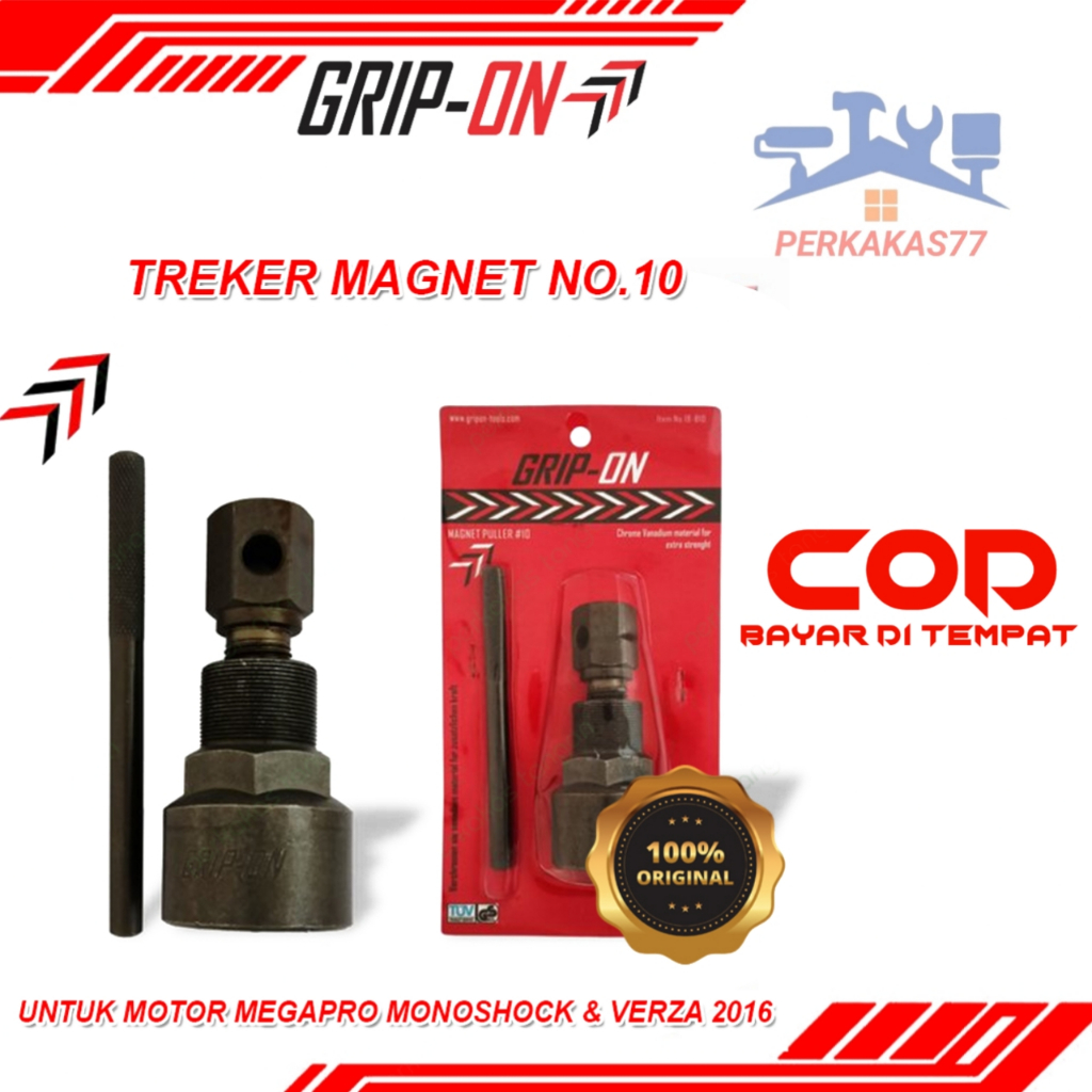 GRIP ON 18-8810 Treker Magnet No 10 - Motor Honda CRF Verza Megapro Monoshock Magnet Puller