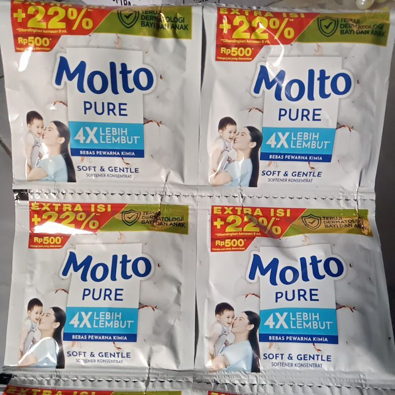 (1renceng/12pcs) MOLTO PURE/ MOLTO PUTIH