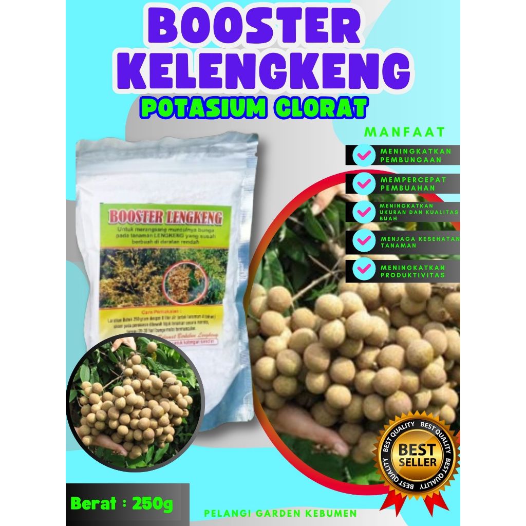 KUALITAS TERBAIK  Booster Kelengkeng Kcl03 Murni, Booster Kelengkeng Kcl03 Murni 250gram,