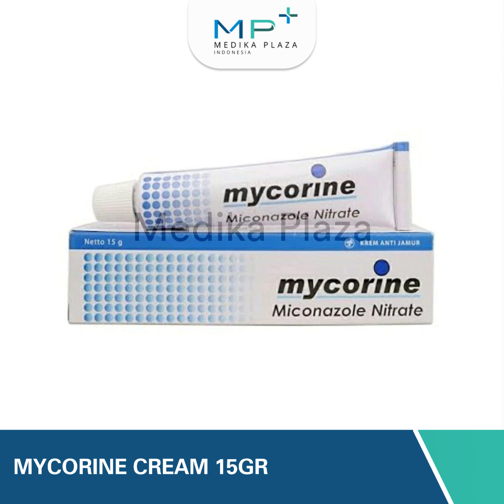 Mycorine Cream 15gr -  Salep Gatal Jamur, Panu, Kurap, Kutu Air