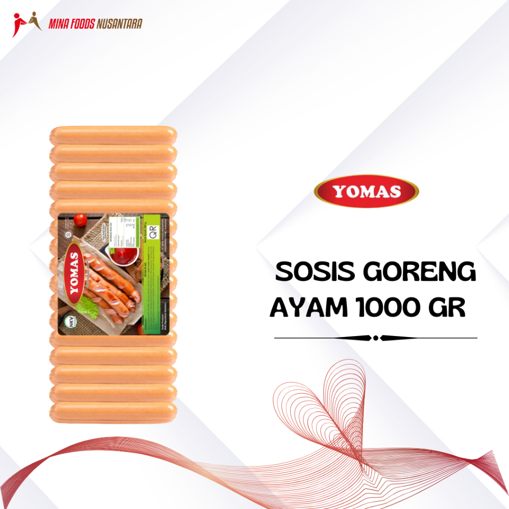 

YOMAS - SOSIS AYAM SELULOSE ISI 40 1000 GR