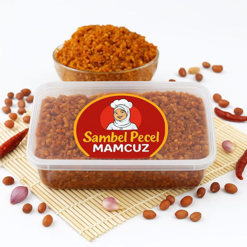

Sambel Pecel Khas Kediri Sambal Bumbu Kacang Tanah Sangrai tanpa bahan pengawet 500 gram