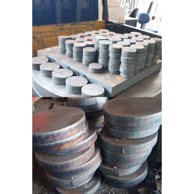 PLAT BESI POTONG TEBAL 6 MM POTONG BULAT BSA REQUEST