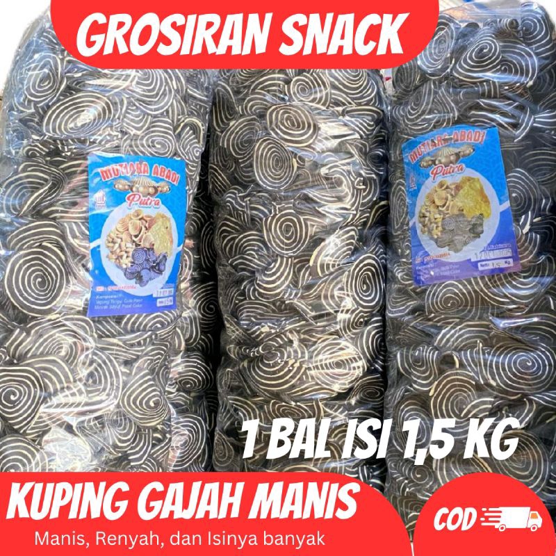 

1 Bal isi 1,5 KG Kuping Gajah Manis