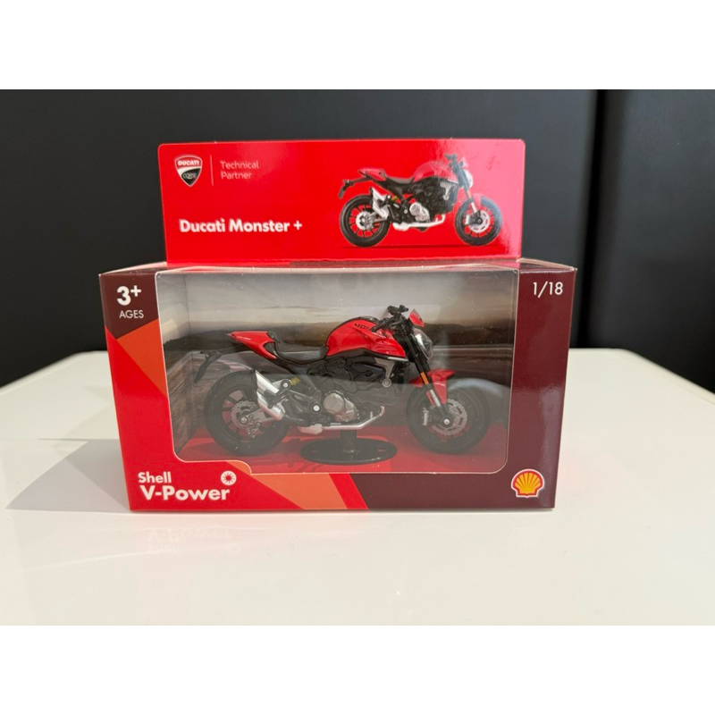 Diecast Ducati Monster+ Ekslusif Shell x Ducati