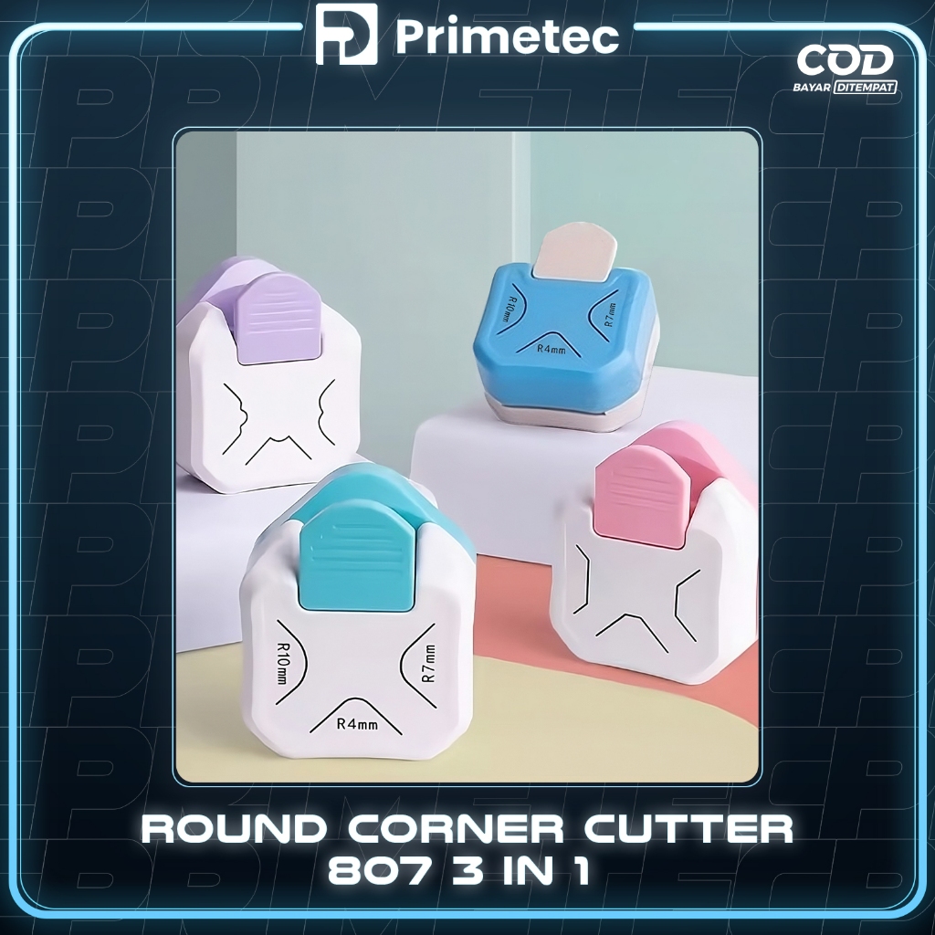 

Round Corner Cutter 3 in 1 Pemotong Sudut Corner Puncher Rounder