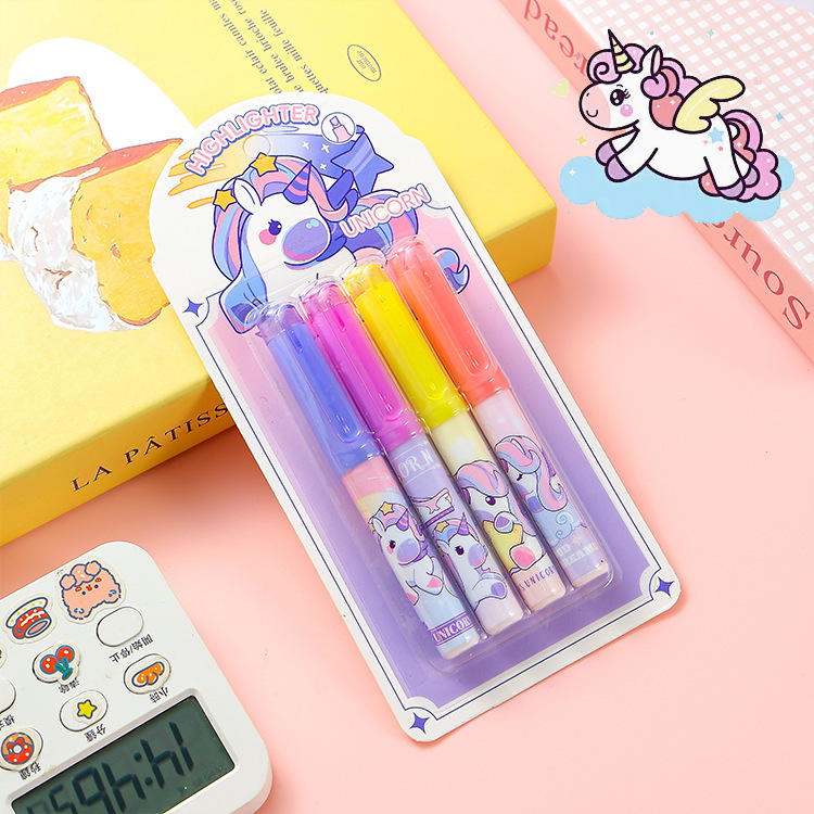 

STABILO ISI 4 LITTLE PONY / HIGHLIGHTER ISI 4 / MARKER ISI 4 / STABILO WARNA-WARNI LITTLE PONY