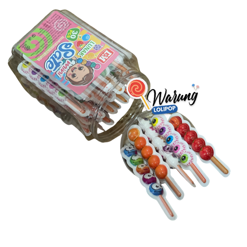 

Permen Sate Buah Lunak 30 x 10 gr Rasa Buah Selai Jeli by Warung Lolipop