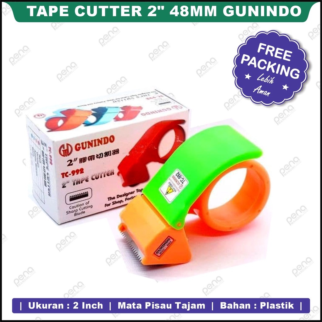 

Dispenser Tape Cutter Pemotong Tempat Lakban Gunindo