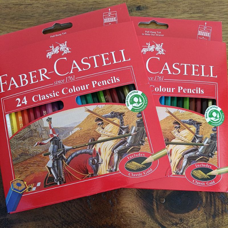 

FABER CASTELL 24 CLASIC COLOUR PENCILS