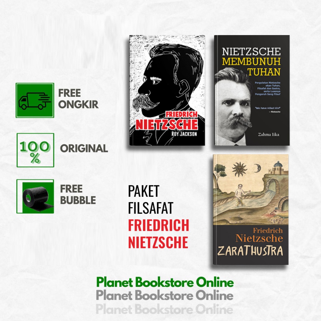 PAKET 3 BUKU Filsafat Friedrich Nietzsche: Zarathustra (Cakrawala) - Friedrich Nietzsche - Nietzsche