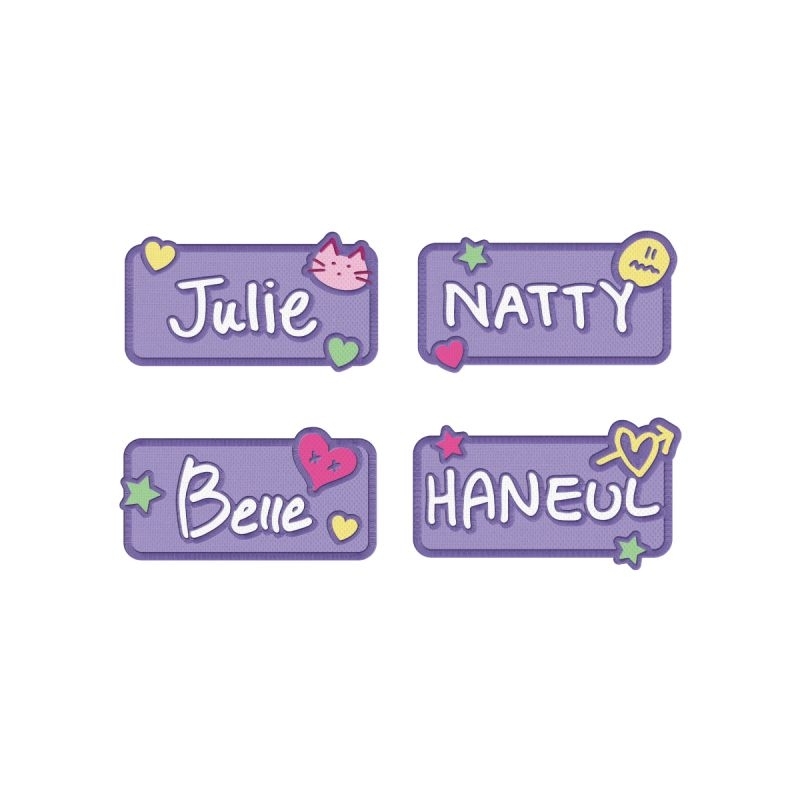 

Nametag Kiss of life girl band