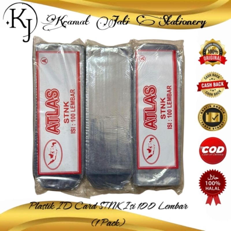 

Plastik ID Card STNK Isi 100 Lembar (1 Pack)
