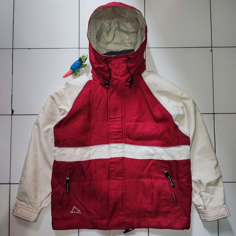 Jaket Pria LD Size Besar Outdoor Snowboard Preloved Harington Bomber Vintage Retro Casual Militari P