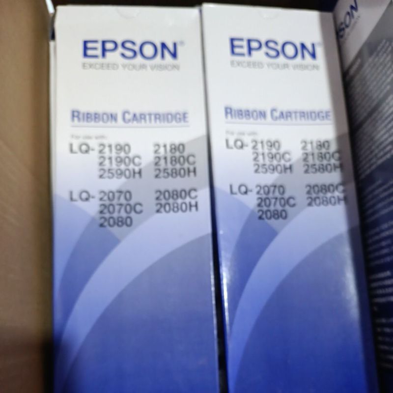 RB22 RIBBON CARTRIDGE/ PITA EPSON LQ- -2180-2180C-2580H +Rumah Cartridge siap pakai hasil tajam dan