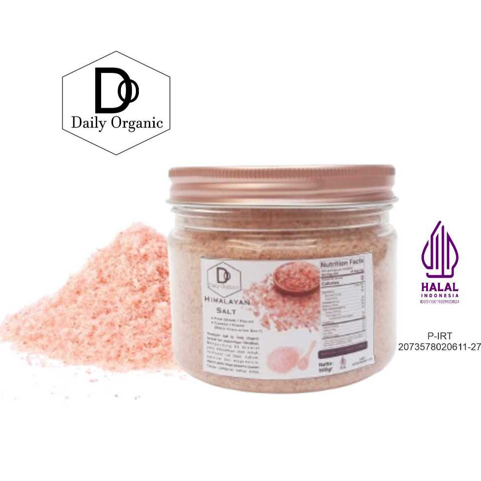 

Daily Organic Garam Himalaya 500gram/(1/2kg) / Pink Himalayan Salt