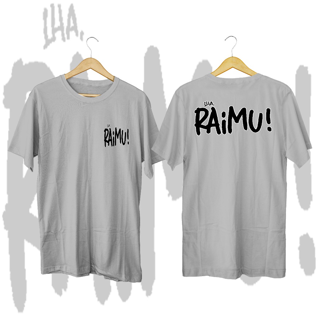 Kaos Lha Raimu / Baju Kaos Kata-Kata Keren Nyindir Viral / T-Shirt Kaos Kata2 Tulisan Lucu Aneh Unik