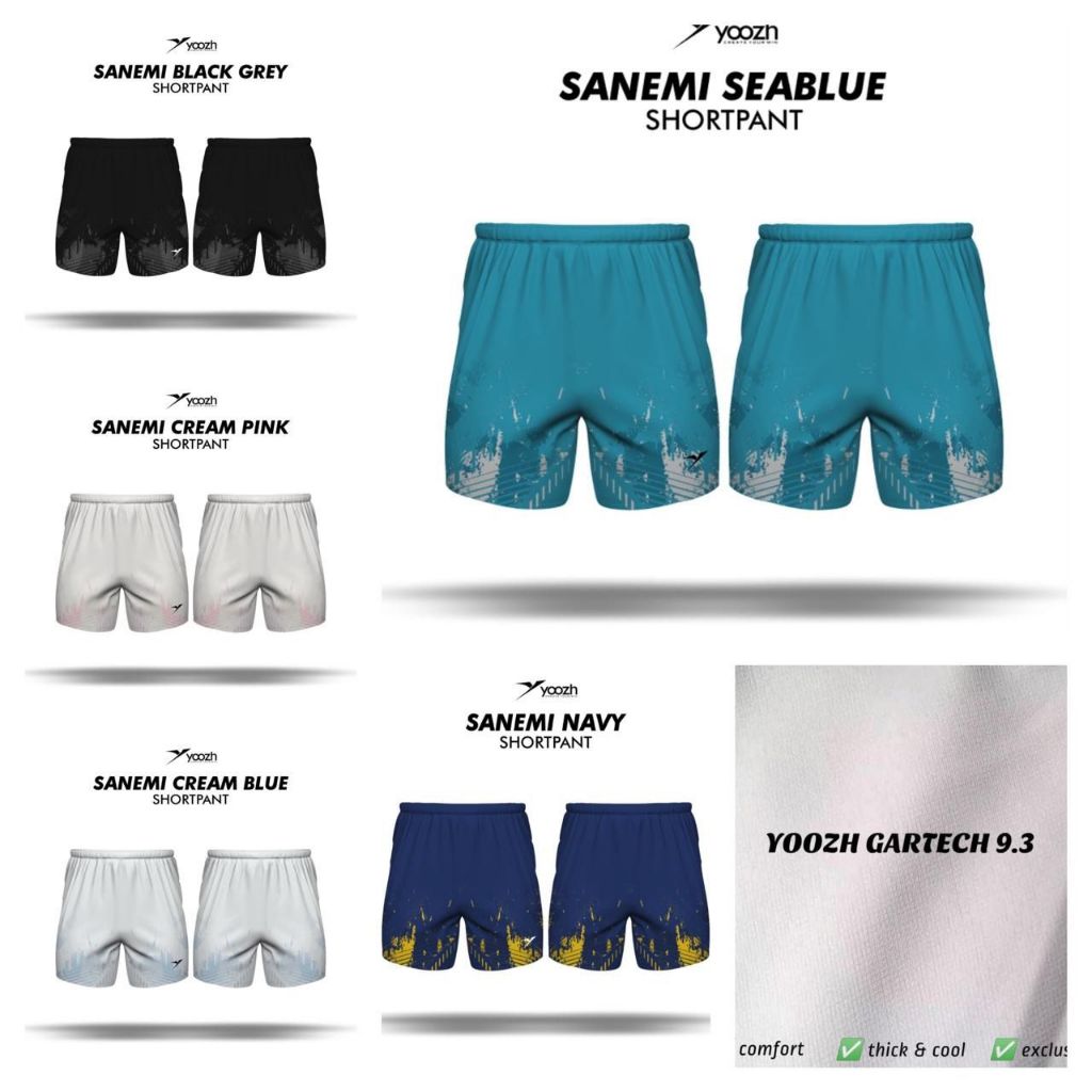 Celana Badminton YOOZH custom celana yoozh badminton celana bulutangkis celana olaharaga (MIX II)