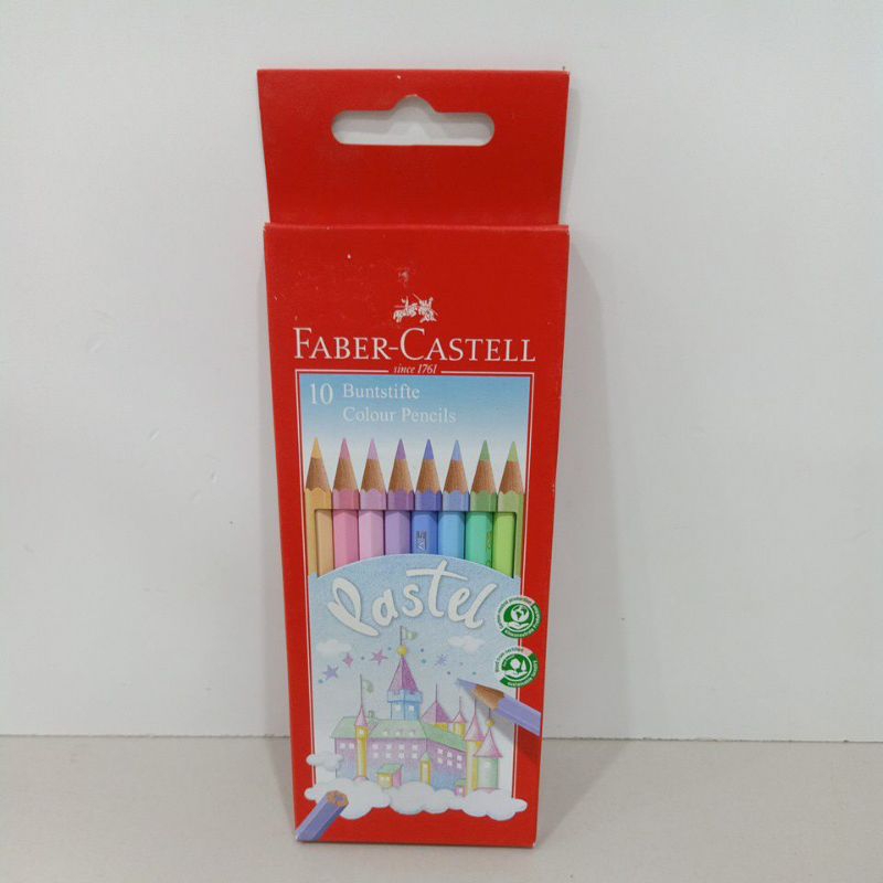 

Faber -Castell Pensil Warna Pastel Isi 10 Warna