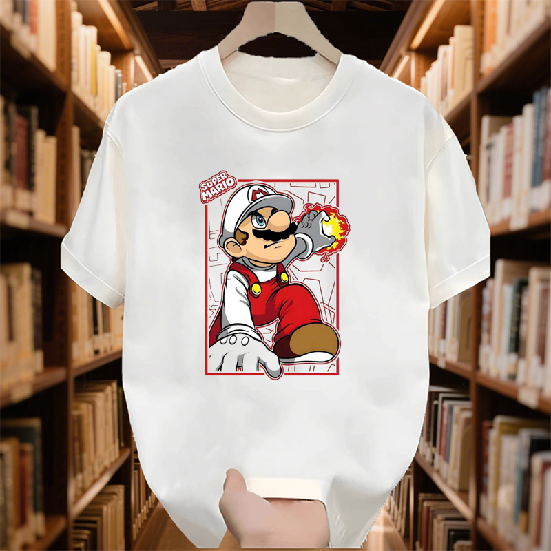 Kaos Super Mario Galaxy - Desain Luma & Cosmic Star | Potongan Boxy Unisex