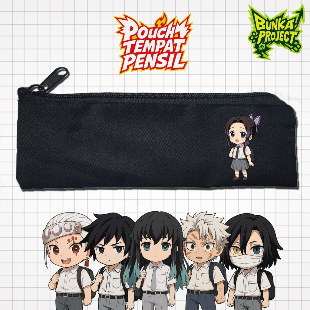 

Pouch Tempat Pensil Anime Demon Slayer Hashira Seragam SMA Murah Bahan Souvenir Pernikahan Bisa Bayar Ditempat cod Gift Anniversary Couple Hampers Kado