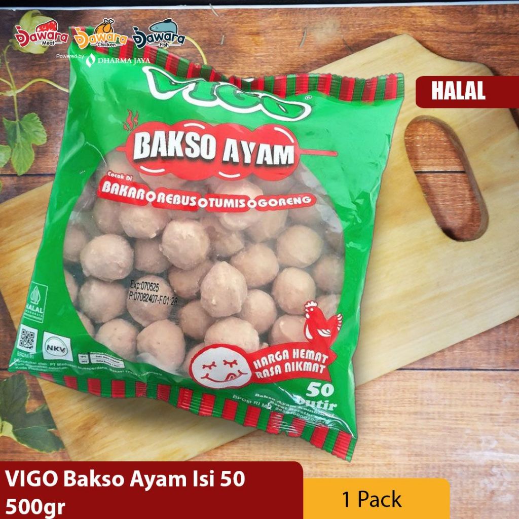 

VIGO Bakso Ayam Isi 50 500gr