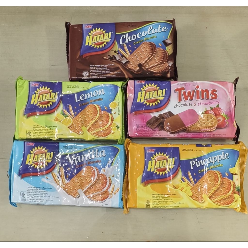 

HATARI BISCUIT varian rasa 190Gr