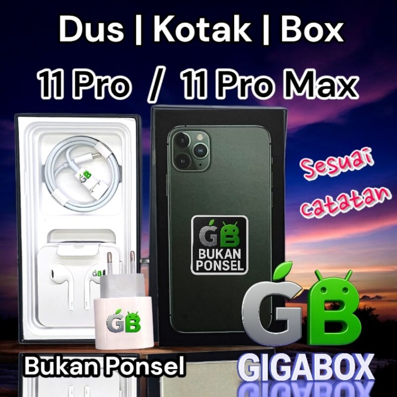

(Sesuai Catatan) Dus | Kardus | Box 11 Pro / 11 Pro Max – Kemasan Premium dan Lengkap