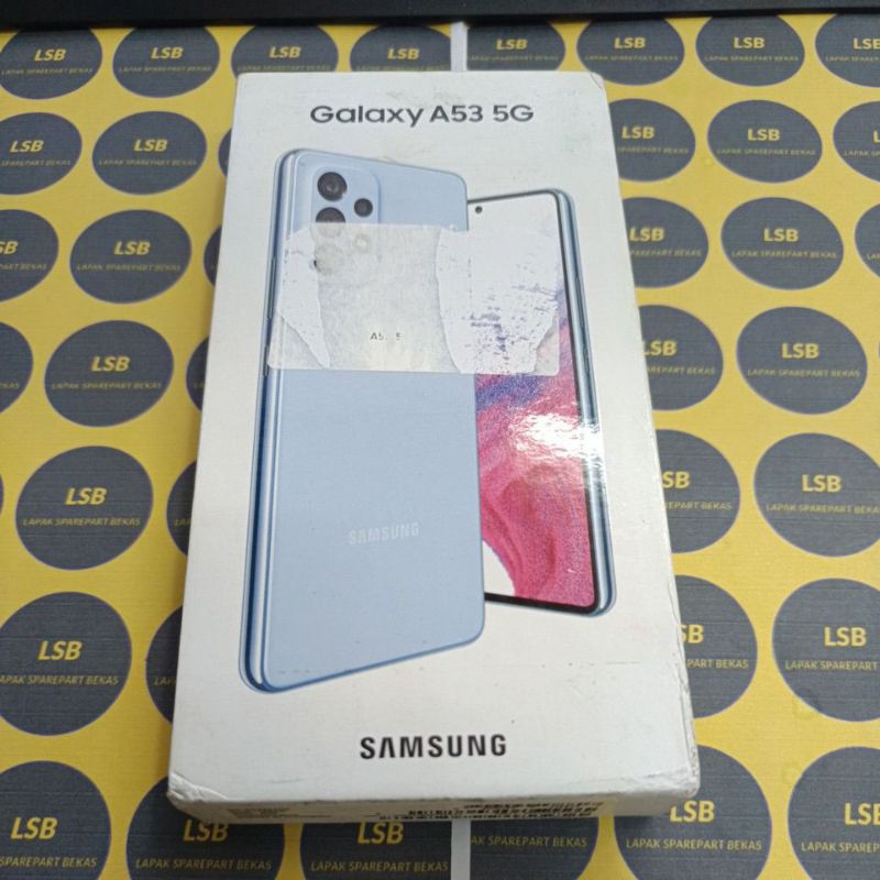 DUS BOX HANDPHONE SAMSUNG A53 A536E/DS BLUE ORIGINAL BEKAS