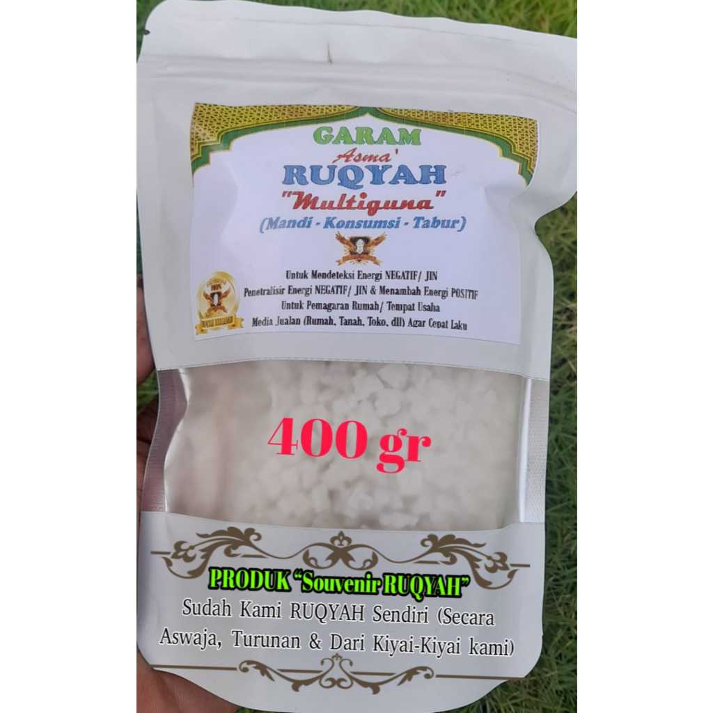 

Garam MULTIGUNA -+400gr Do a Pendeteksi Energi NEGATIF Power Boster Jualan atau Pemagaran Usaha