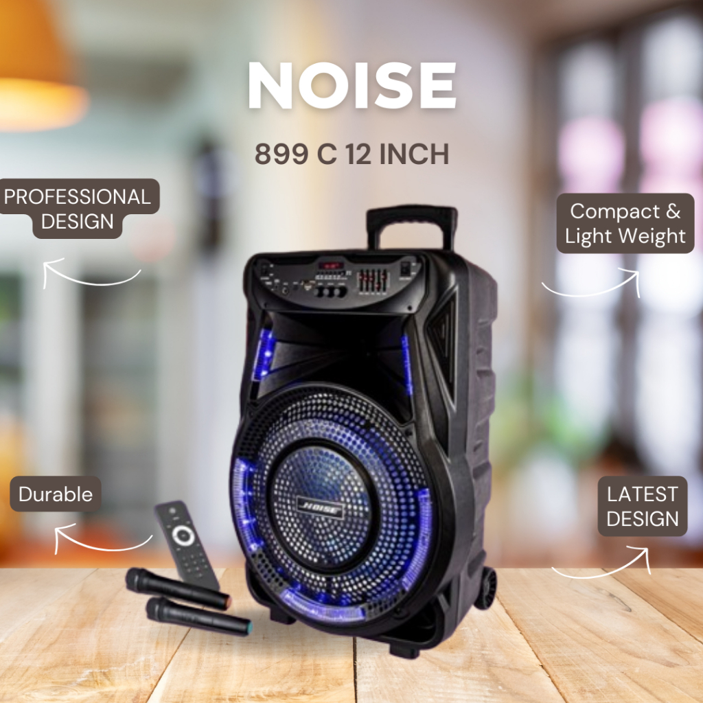 Speaker Portable Wireless Noise 899C Ekonomis Original 15 Inch 899 C Usb Bluetooth Noise 899C