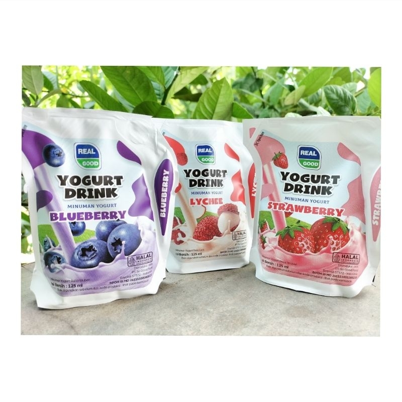 

yogurt drink real good 10pcs 3 rasa