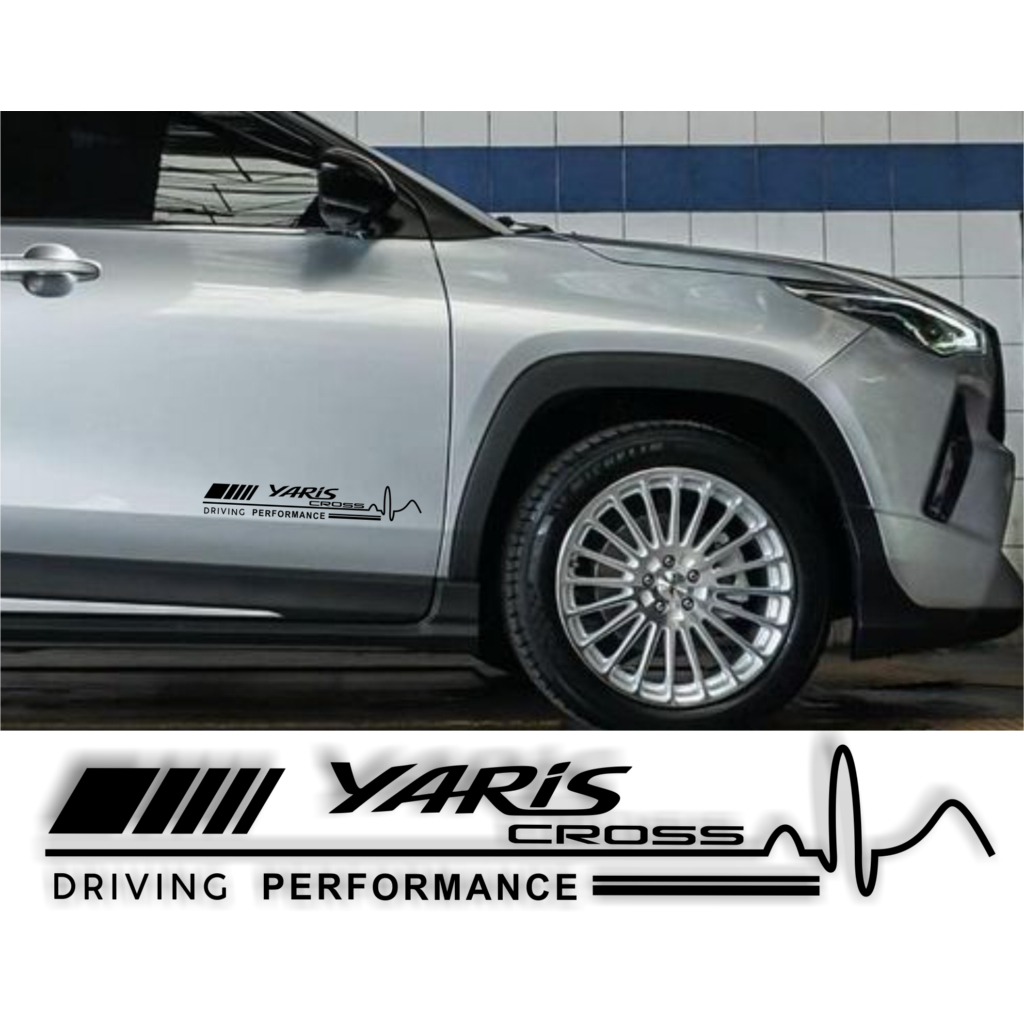 Sticker Toyota Yaris Cross 2023 Aksesoris Mobil Yaris Cross