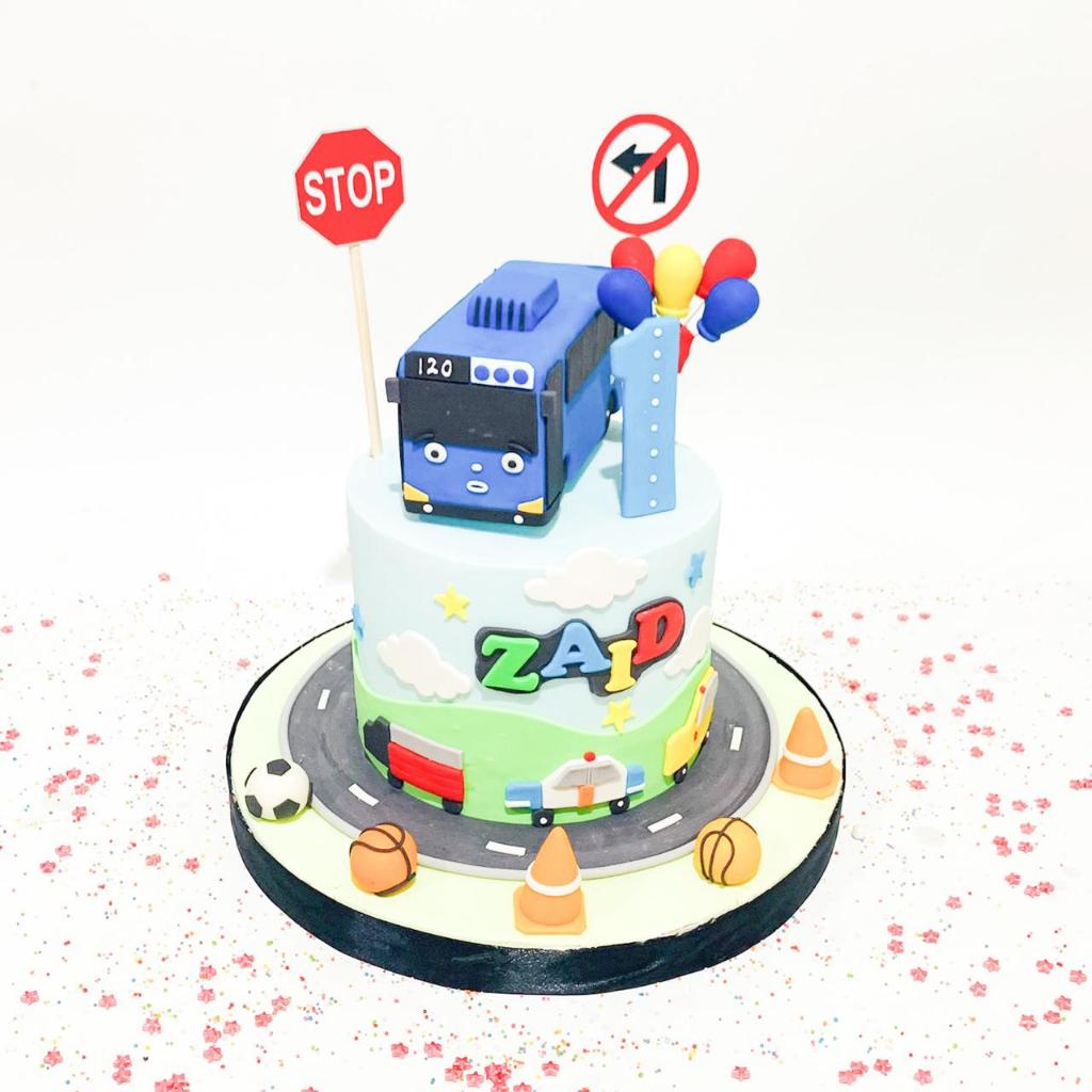 

Kue ulang tahun/Birthday Cake/Kue Ultah tema Tayo/Tayo Cake