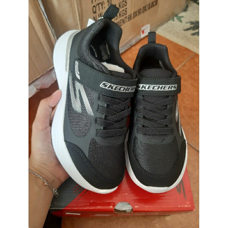 sepatu skechers black originall mall sale