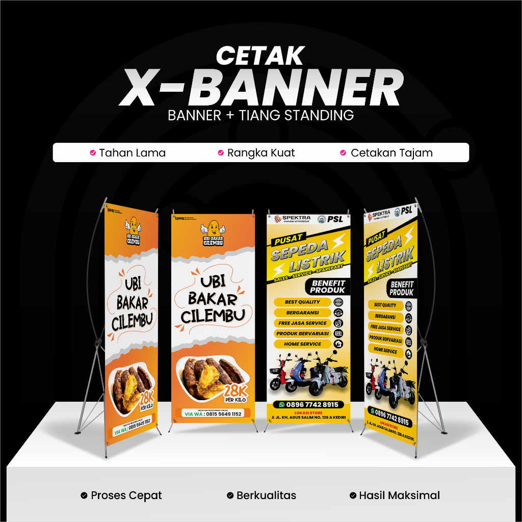 CETAK X-BANNER / Banner Wisuda Custom / X Banner Wedding / Cetak X Banner Wisuda Kekinian