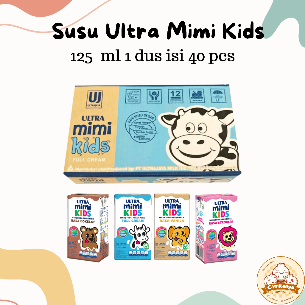 

Susu Ultra Mimi Kids 125 Ml 1 Dus/Karton Isi 40 pcs