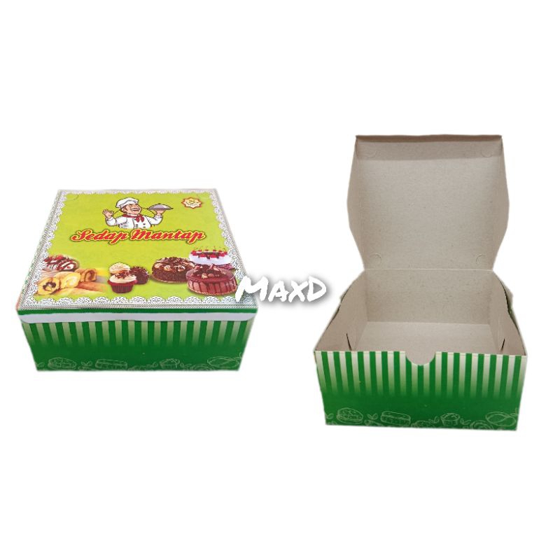 

Kotak Kue UK 15×15×6.5 cm 25Pcs