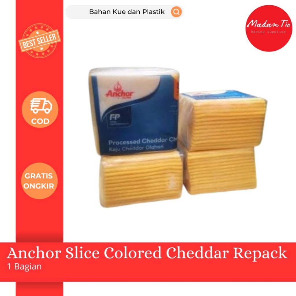 

Anchor Slice Colored Cheddar Repack 1 Bagian