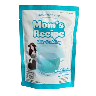 

Mom's Recipe Silky Pudding Bubble Gum - 110g Permen Karet