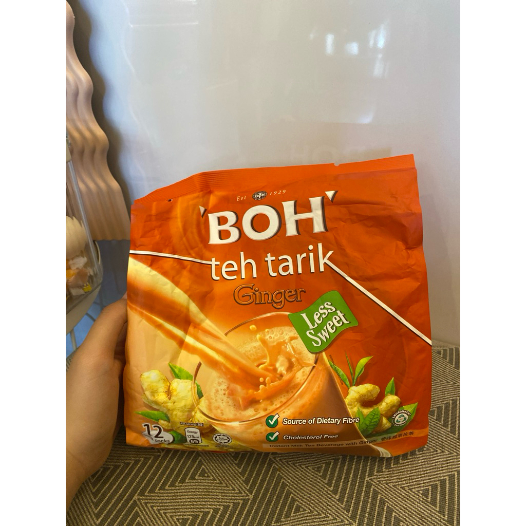 

BOH TEH GINGER dan LESS SUGAR
