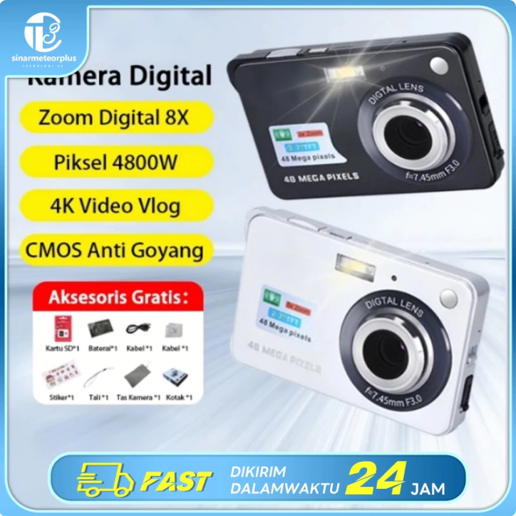 Camera Digital Camera Digicam Kamera Pocket 48MP  Kamera 48: Point & Shoot Digital Camera HYB