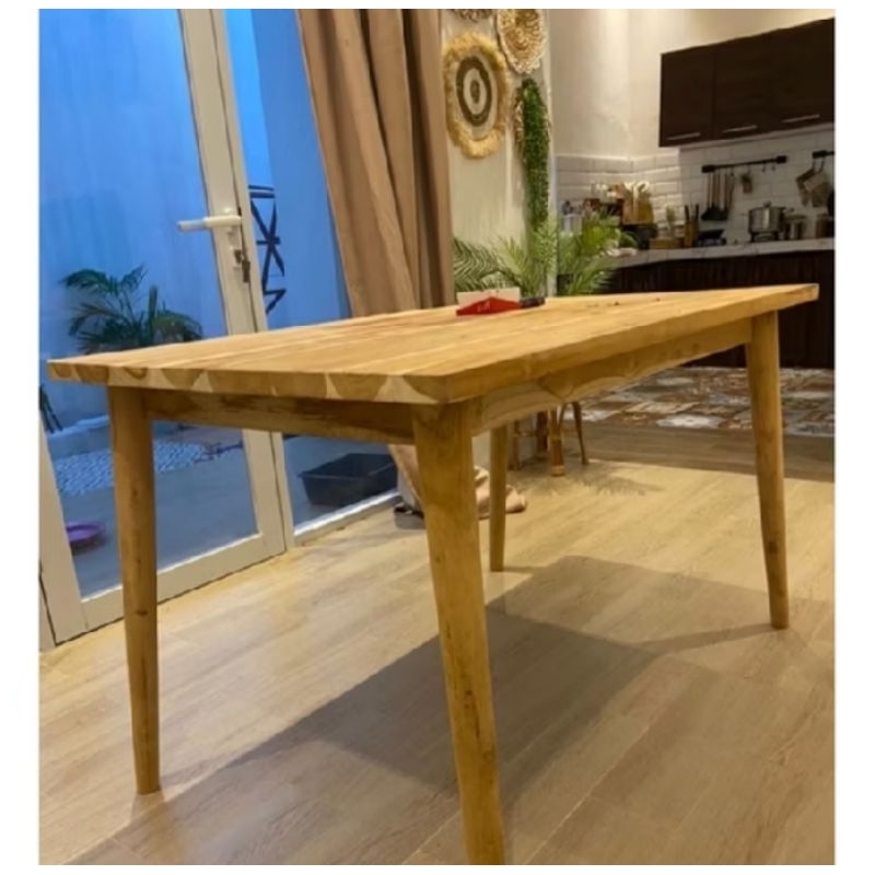 Meja Makan Minimalis Kayu Jati Meja Makan Ropan Kayu Jati Meja Makan Clasik Kayu Jati