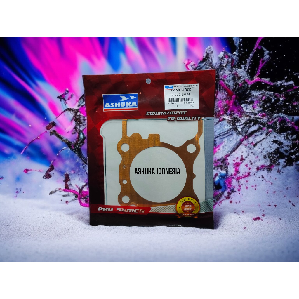 Paking Blok Tembaga 0.1 mm Sonic Supra GTR CBR CB 150 Ashuka