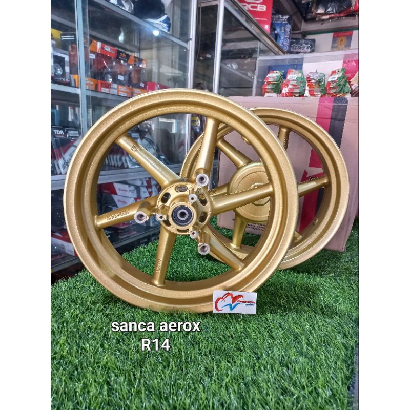 VROSSI SANCA AEROX RING 14 GOLD